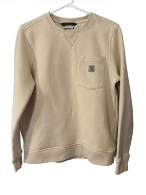 Carhartt Relaxed Fit Logo Front Pocket Sweatshirt Sz M